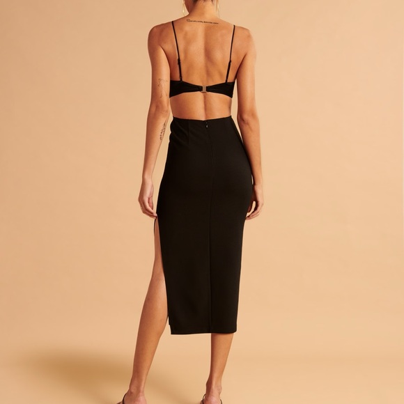 Abercrombie Mixed Fabric Dress - Picture 8 of 8